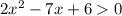 2x^2-7x+60