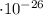 \cdot 10^{-26}