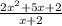\frac{2x^2+5x+2}{x+2}