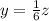 y= \frac{1}{6}z