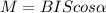 M=BIScos \alpha