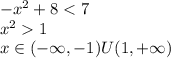 -x^2+81\\
x\in(-\infty,-1)U(1,+\infty)