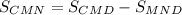 S_{CMN}=S_{CMD}-S_{MND}

