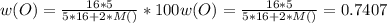 w(O)=\frac{16*5}{5*16+2*M(Э)}*100%=74.07 \\
 w(O)= \frac{16*5}{5*16+2*M(Э)}=0.7407