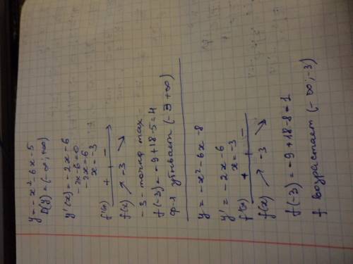 1.побудуйте графік функції y= - x2 - 6x - 5 користуючись графіком знайдіть 1)область значень функції