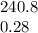 240.8 \\ 0.28


