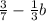 \frac{3}{7} - \frac{1}{3}b

