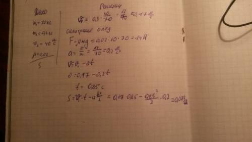 Конькобежец массой 70 кг, стоя на коньках на льду, бросает в горизонтальном направлении шайбу массой