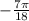 -\frac{7\pi}{18}