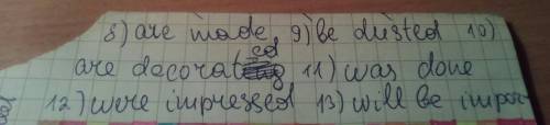 Test 39. put the verbs in brackets into the correct passive form. 1. you (take) around the city tomo
