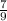 \frac{7}{9} 

