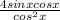 \frac{4sinxcosx}{cos^2x}