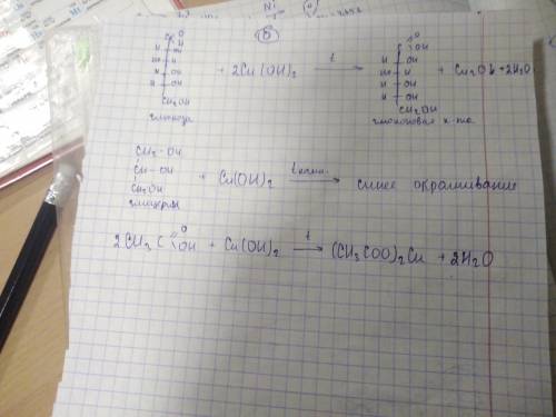 Одним реактивом можно распознать вещества ряда: а)глицерин, бензол,этанол б)глюкоза, глицерин, уксус