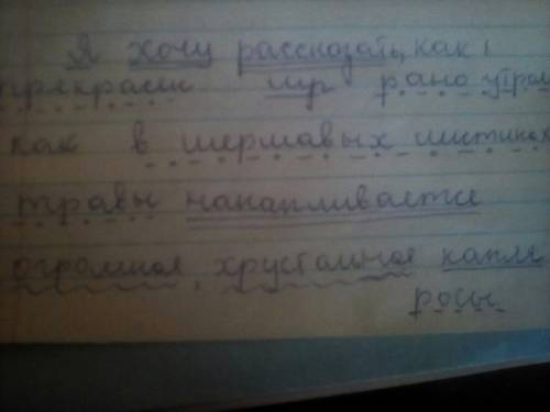 Охарактеризуйте предложение. выполните синтаксический разбор. я хочу рассказать, как прекрасен луг р