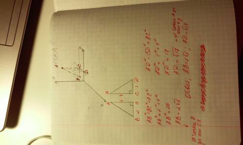 Изобразите систему координат oxyz и постройте точку a(-1; 2; 4). найдите расстояние от этой точки до