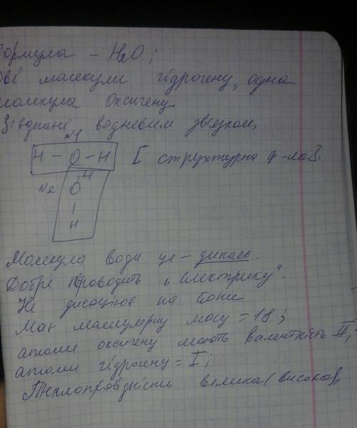 Які особливості будови молекул води ?