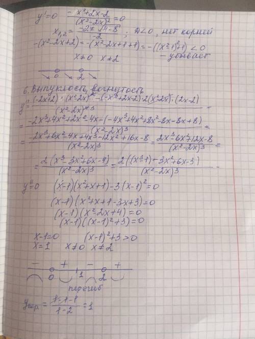 С исследовать функцию и построить график: y=<img src=
