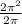 \frac{2\pi ^{2} }{2\pi }
