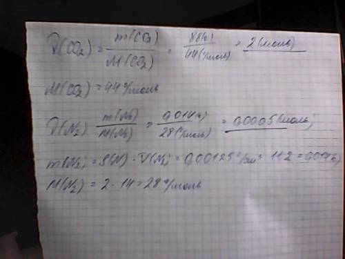Какое количество вещества составляет 11,2 л (N2), 88 г (СО2) ?