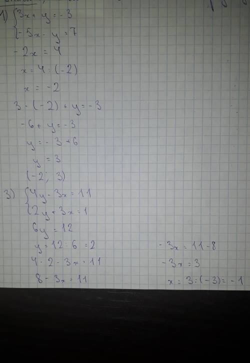 надо все 4 задания надо найти (x.y)