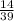 \frac{14}{39}