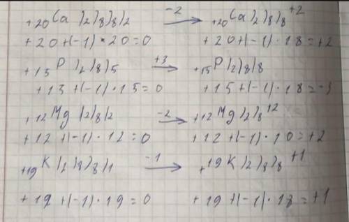 Напишите образование магния фосфора калия кальция