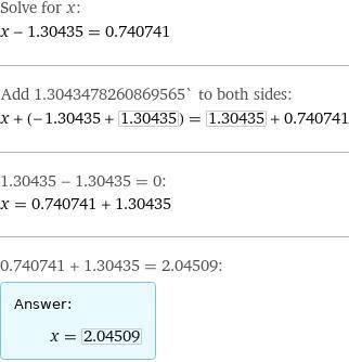 Решите уравнение x-3/2,3=4/5,4