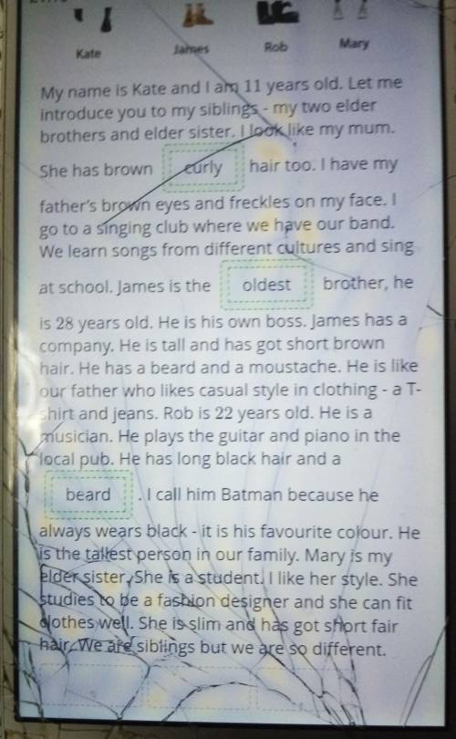 Iml ONLINEMEKICPРусскийKateJamesRobMaryMy name is Kate and I am 11 years old. Let meintroduce you to