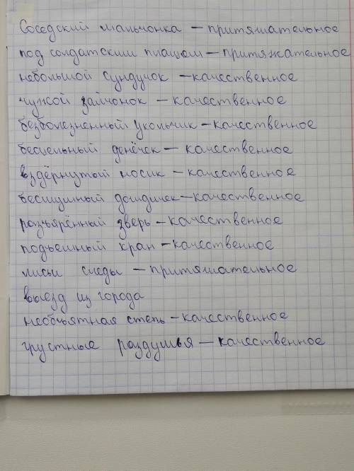 Дам 50 б Задание 1 .спишите словосочетания и вставьте пропущенные буквы, определите разряд прилагате