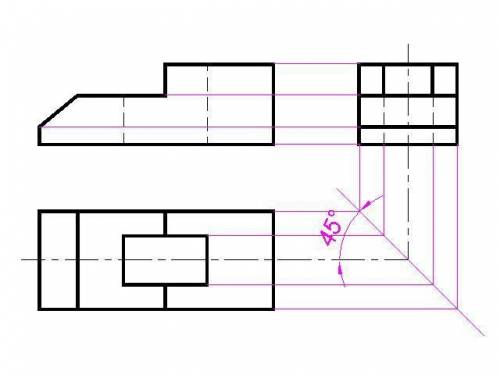 инженерная графика как сделать 3 рисунок я начал внизу