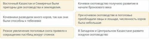 Выберите и предложенных утверждений верные. Верных ответов 3Кочевники разводили много коров, так как