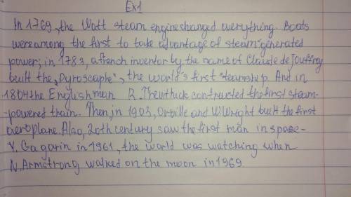 1 What important events in the history of transportationhappened in the years in thelist?. 1769 • 17