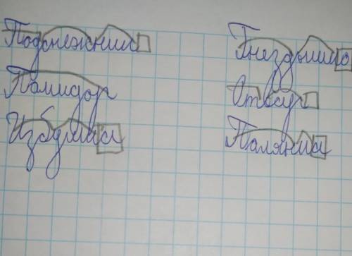 Найди слова с приставками и выдели их​