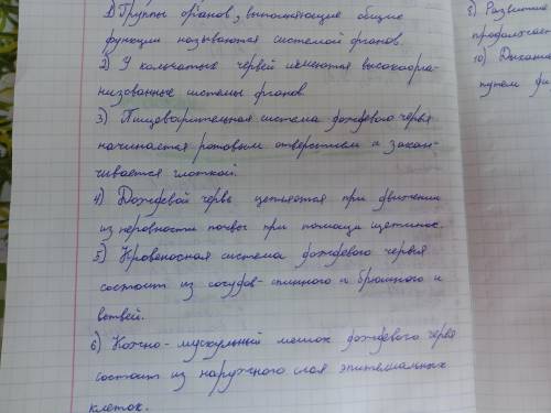 Закончи предложения. 1 Группы органов, выполняющие общие функции называются … 2 У кольчатых червей и