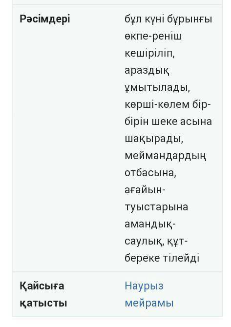 Қауышу күні ақпарат 3 мәлімет жазу