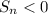\displaystyle S_n < 0