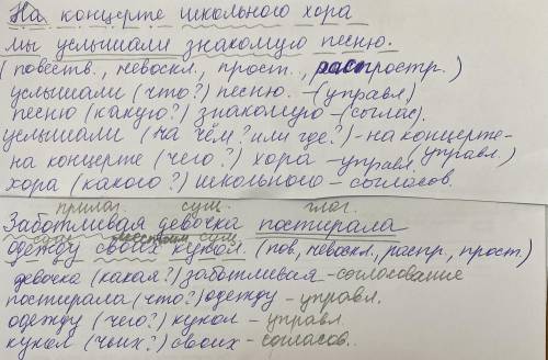 На концерте школьного хора мы услышали знакомую песню. Заботливая девочка постигала одежду своих кук