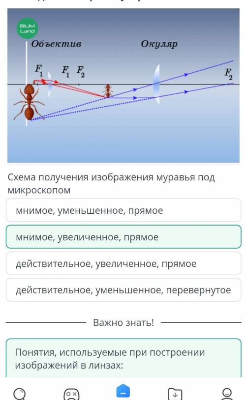 Bilimland. Оптические приборы. Урок 2. те кто знают ответы с 3 по .