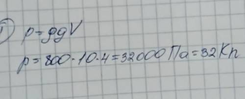 В цистерне, наполненной спиртом, на глубине 4 м поставлен кран. Определите давление на кран. Плотнос