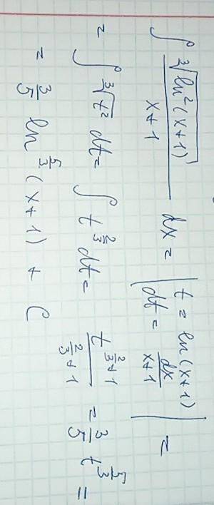 Найти интеграл, используя соответствующую замену переменной.