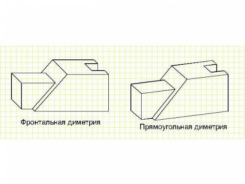 Постройте третью проекцию по двум заданным и модель в деметрии