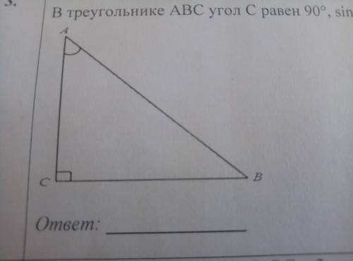 В треугольнике АBC угол С=90 градусов, sin A= 3√10/10. Найдите tg B