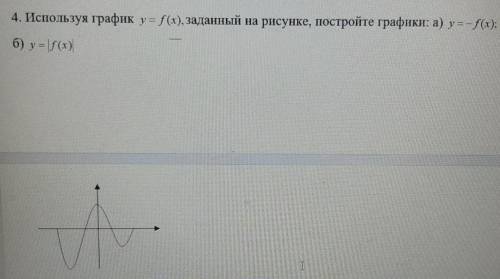 построить графики. Задание на фото.