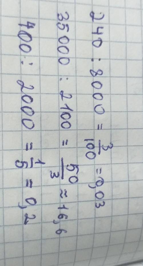 Найдите отношение величины 240 г 8 кг 35 Т 2100 кг 400 м 2 км