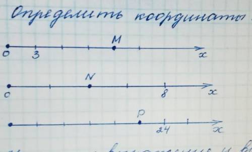 Определи координаты точек прямо сейчас​