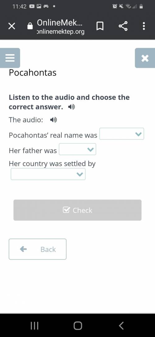 Listen to the audio and choose the correct answer