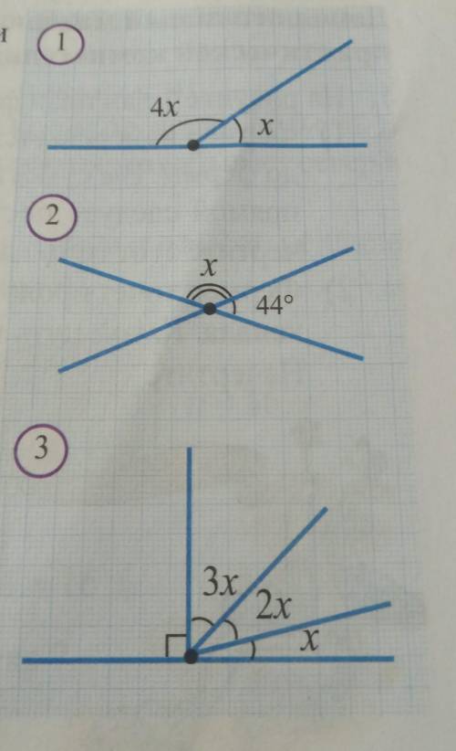 1 ? Найдите величину угла x по рисунку 1. A)30° Б)36° В)45° Г)60° . 2?Найдите величину угла x по рис
