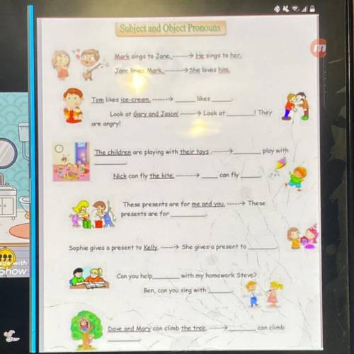 Subject and Object Pronouns