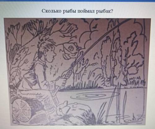 ребят на кароч по картинке нужно понять сколько рыбок поймал рыбак, задание не сложное я думаю, но я