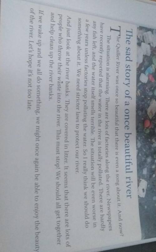 1 Read this article from a school magazine. Answer the questions. 1 What is its purpose?3 What are t